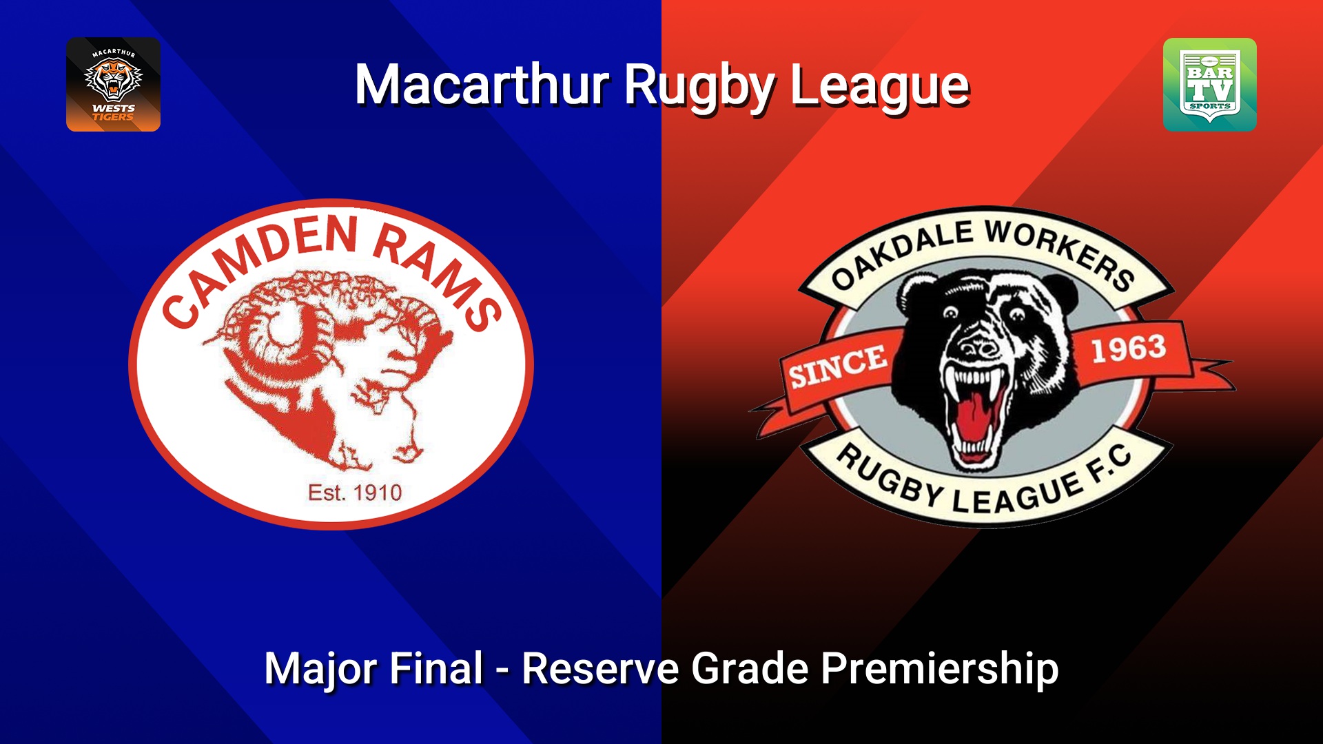 260906-video-Macarthur RL Major Final - Reserve Grade Premiership - Camden Rams v Oakdale Workers Bears Slate Image