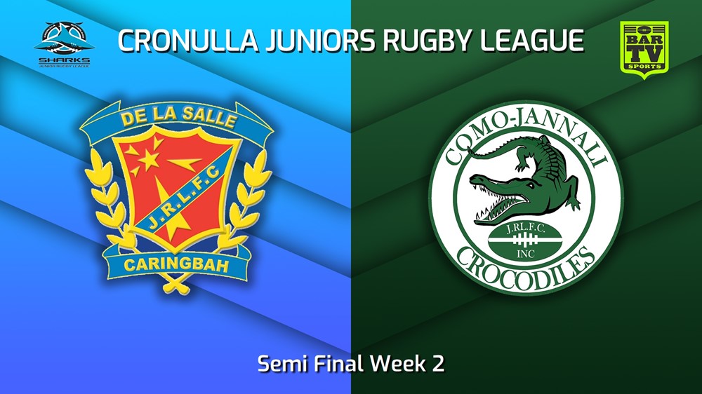 220820-Cronulla Juniors - U10 Bronze Semi Final Week 2 - De La Salle v Como Jannali Crocodiles Slate Image