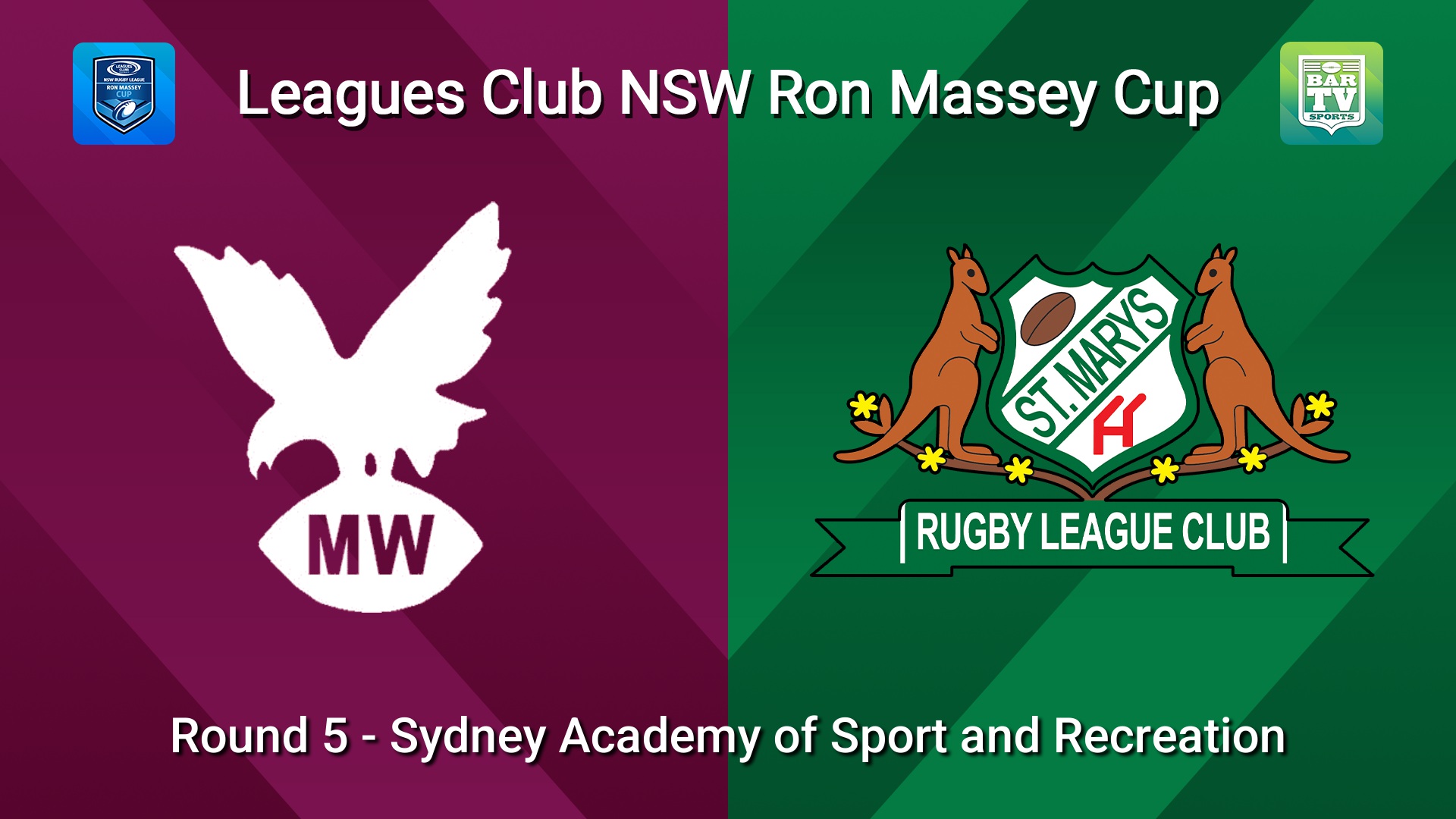 260424-video-Ron Massey Cup Round 5 - Manly Leagues v St Marys Slate Image