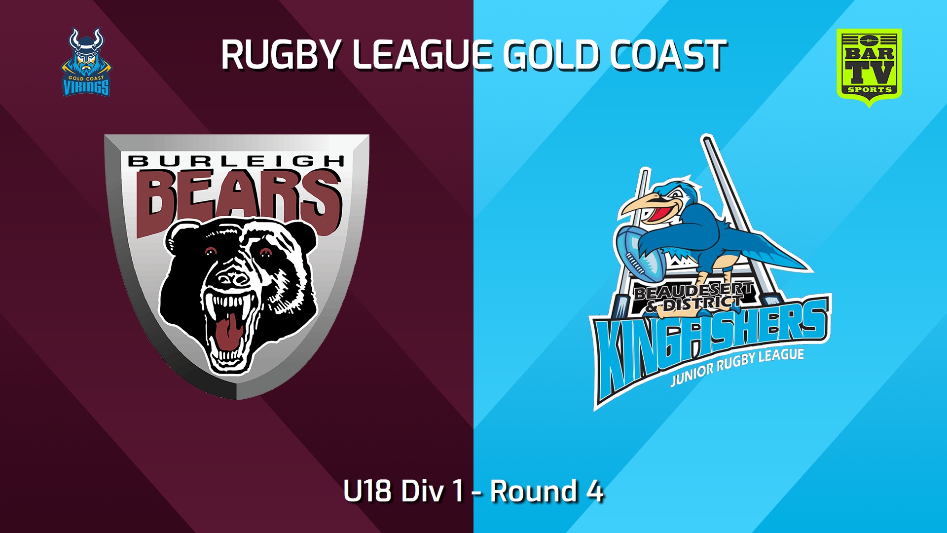 240512-video-Gold Coast Round 4 - U18 Div 1 - Burleigh Bears v Beaudesert Kingfishers Slate Image