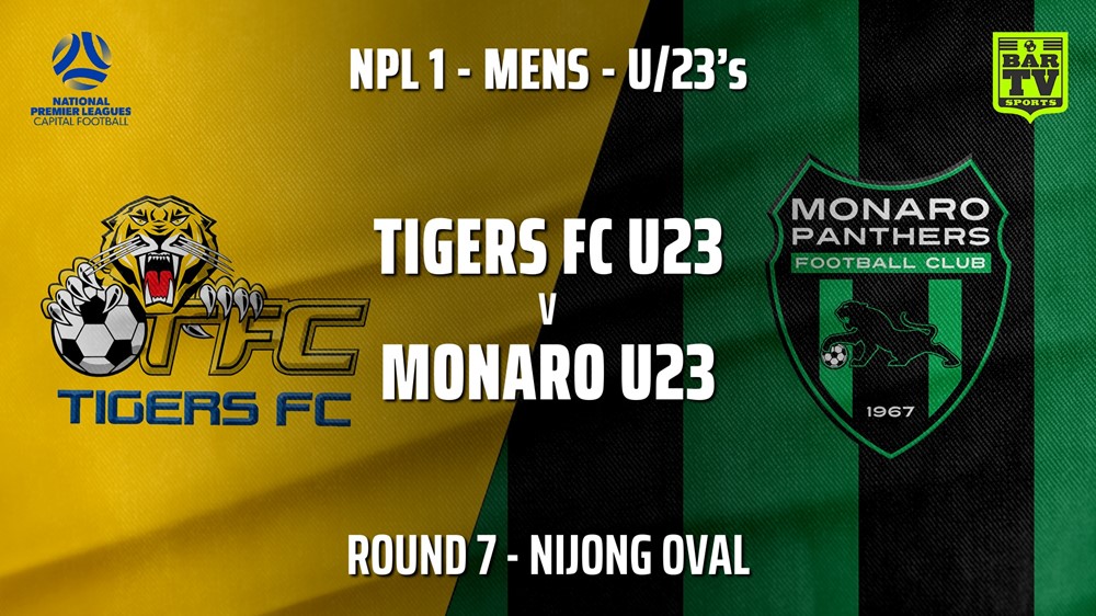 210523-NPL1 U23 Capital Round 7 - Tigers FC U23 v Monaro Panthers U23 Slate Image