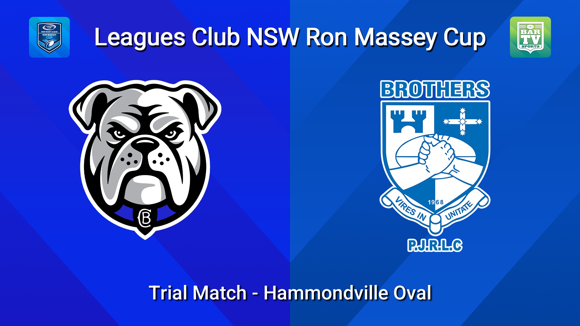 260307-video-Ron Massey Cup Trial Match - Canterbury-Bankstown Bulldogs v Brothers Slate Image