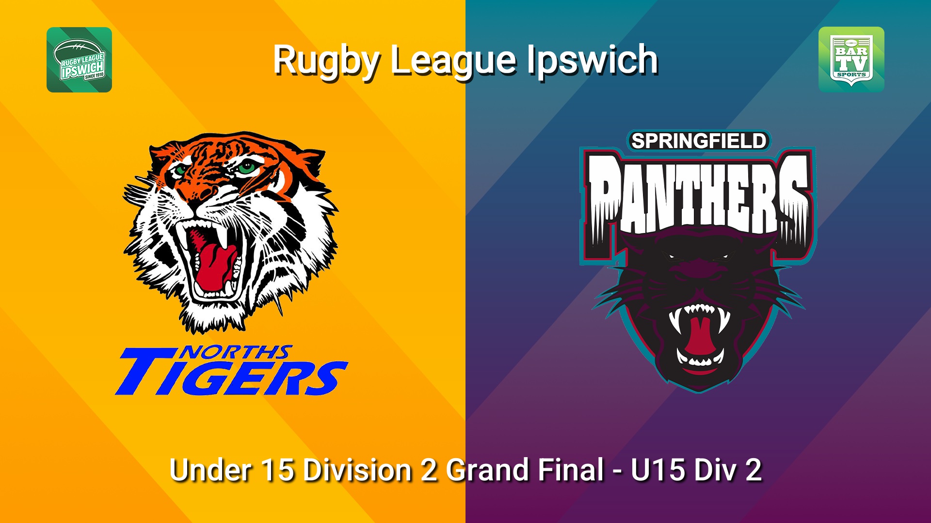 260906-video-Rugby League Ipswich Under 15 Division 2 Grand Final - U15 Div 2 - Norths Tigers v Springfield Panthers Slate Image