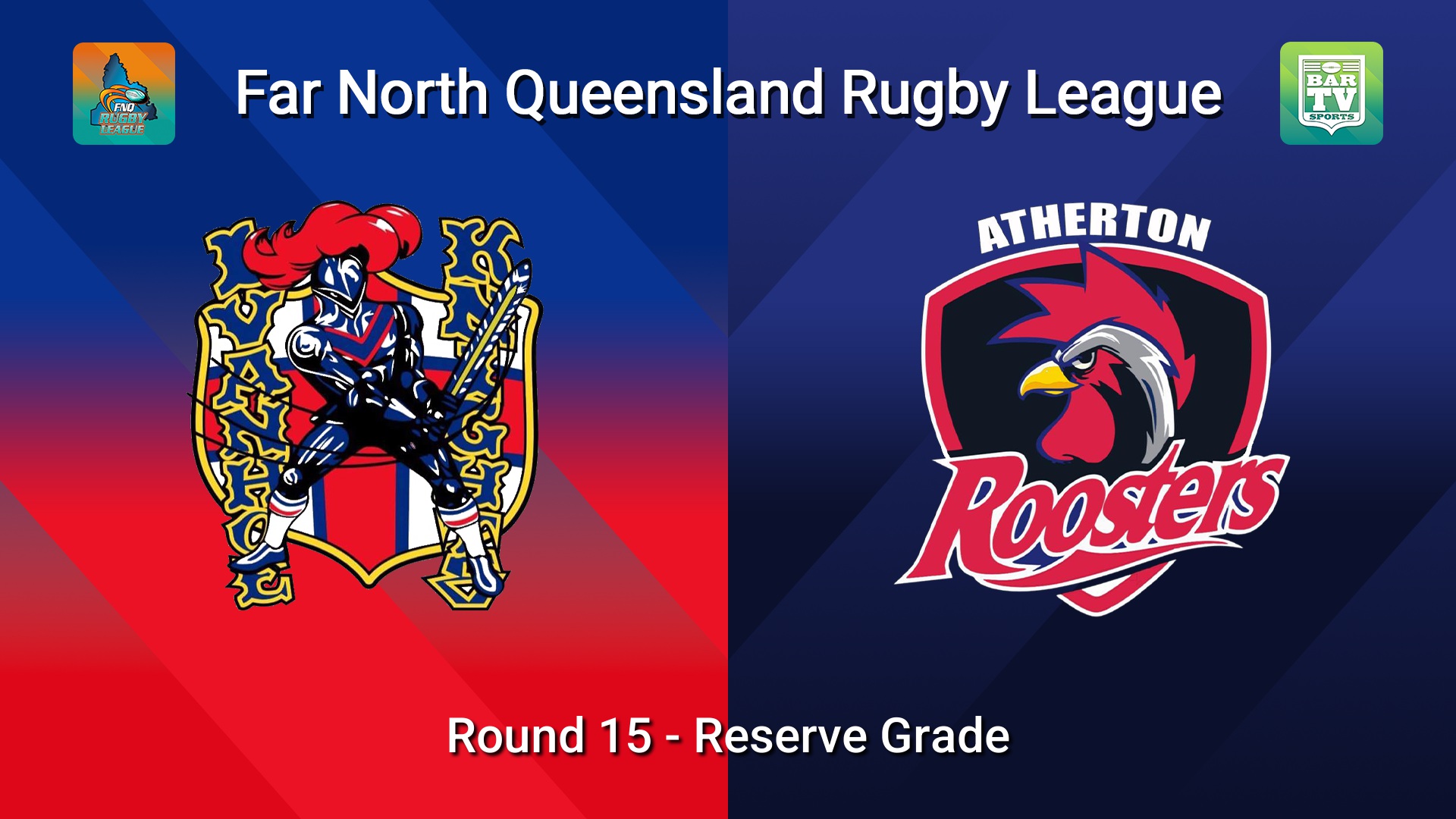 260711-video-FNQ Rugby League Round 15 - Reef Print & Design Reserve Grade - Ivanhoe Knights  v Atherton Roosters  Slate Image