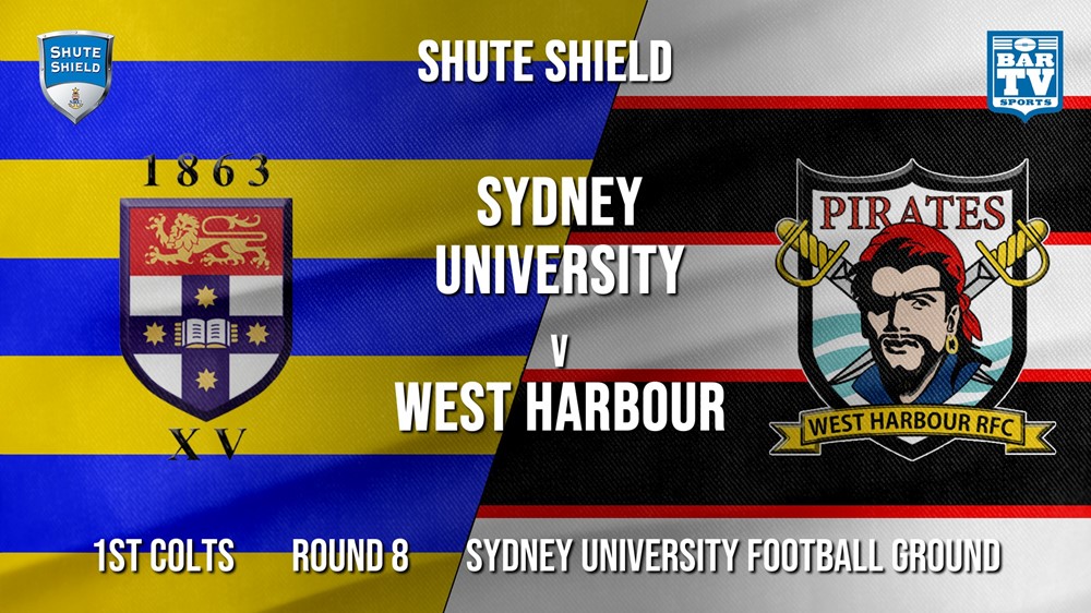 Shute Shield Round 8 - 1st Colts - Sydney University v West Harbour Minigame Slate Image