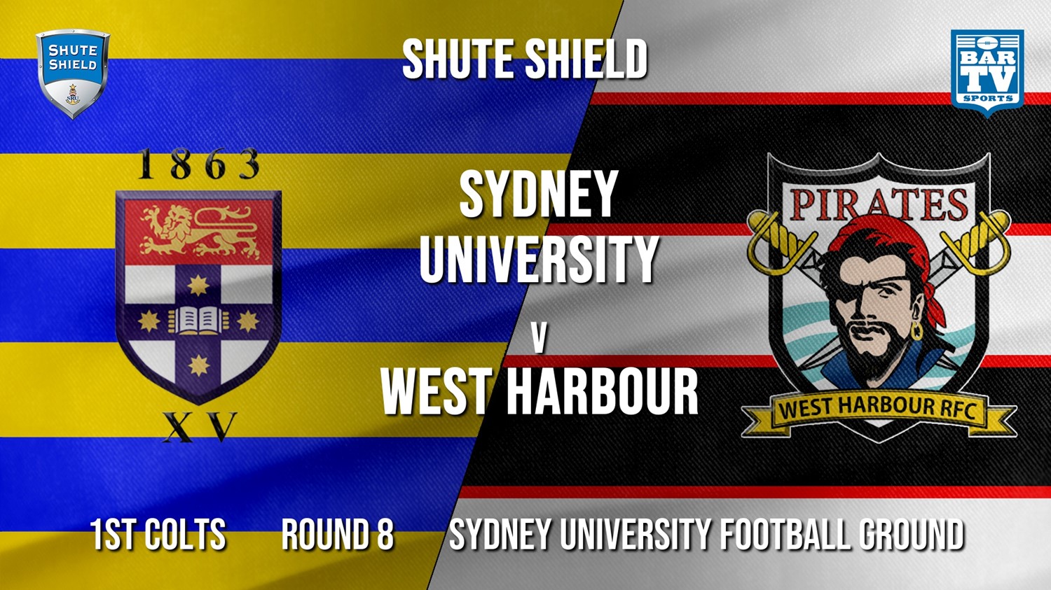 Shute Shield Round 8 - 1st Colts - Sydney University v West Harbour Slate Image