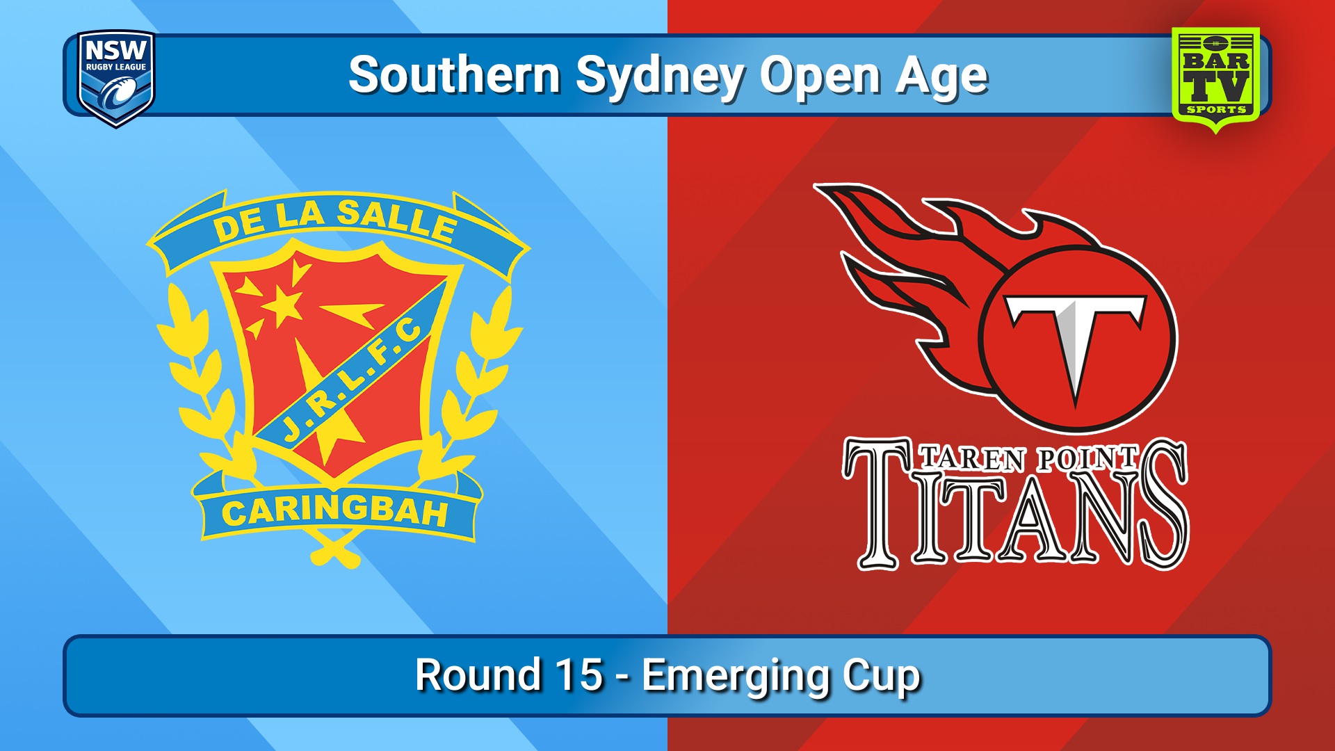 250726-video-S. Sydney Open Round 15 - Emerging Cup - De La Salle v Taren Point Titans Slate Image