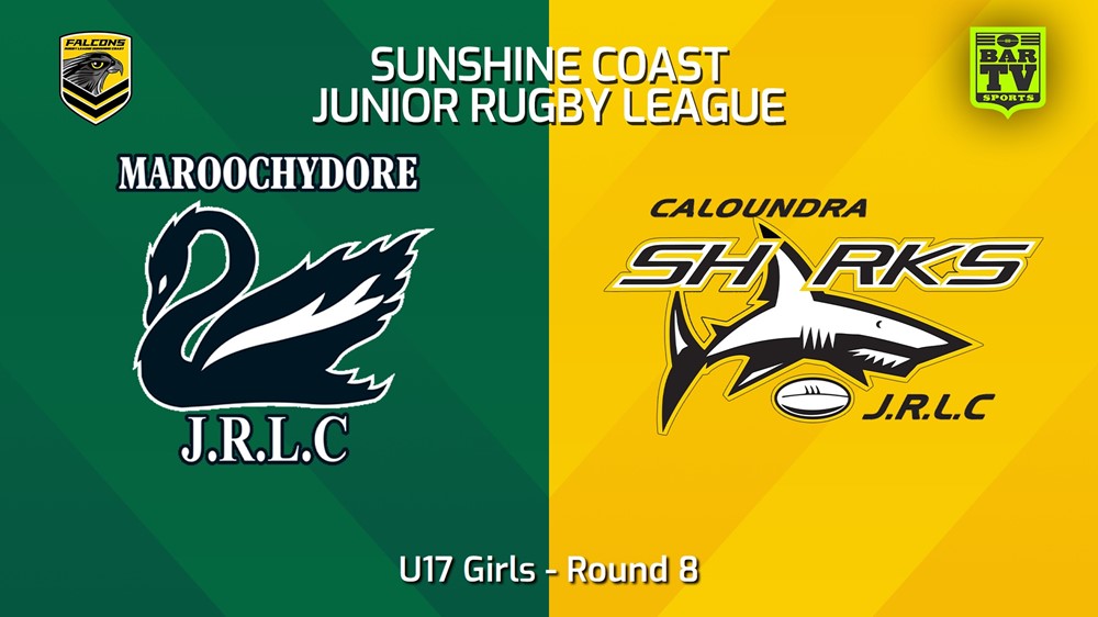 240531-video-Sunshine Coast Junior Rugby League Round 8 - U17 Girls - Maroochydore Swans JRL v Caloundra Sharks JRL Minigame Slate Image