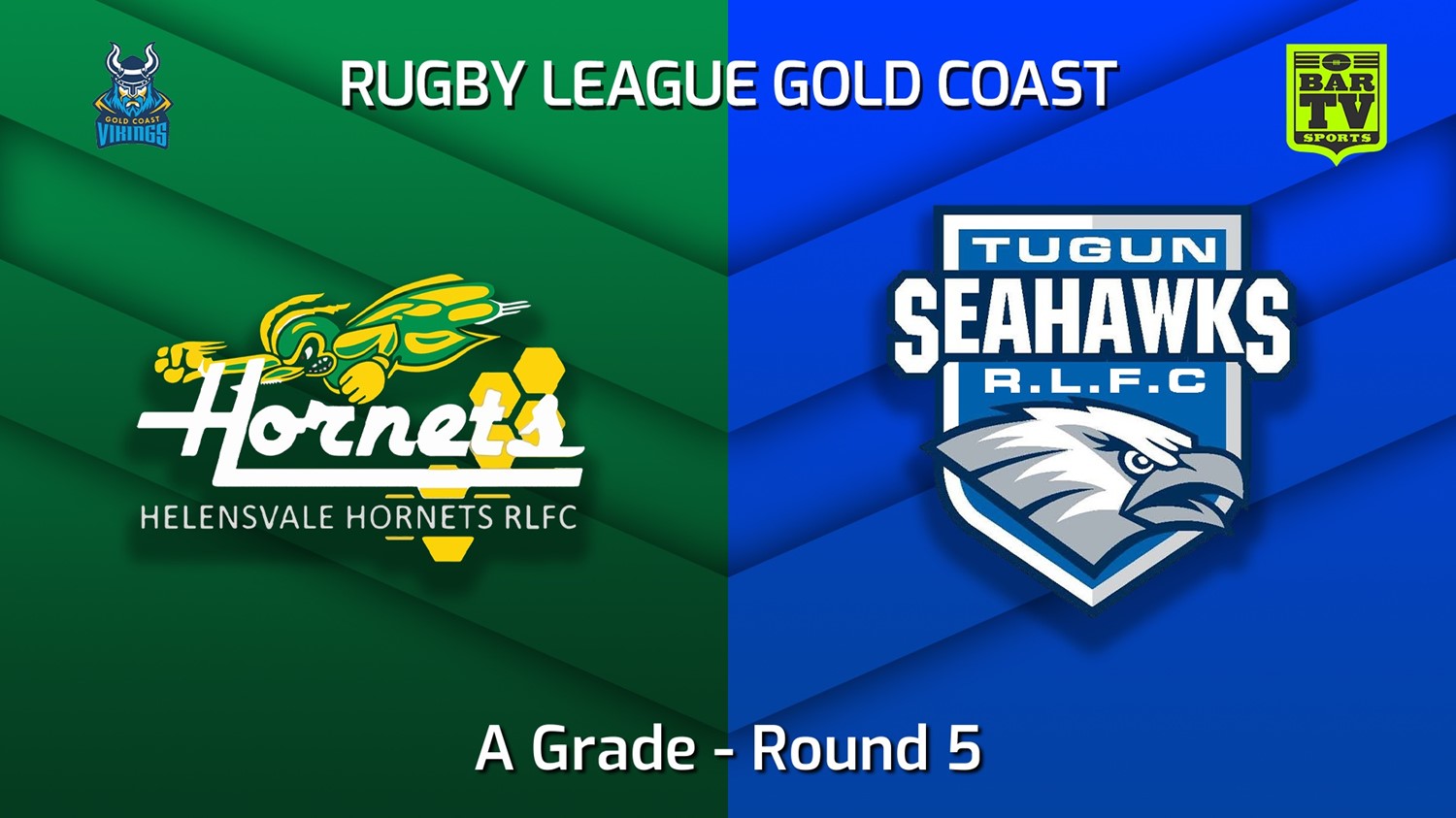 MINI GAME: Gold Coast Round 5 - A Grade - Helensvale Hornets v Tugun Seahawks Slate Image