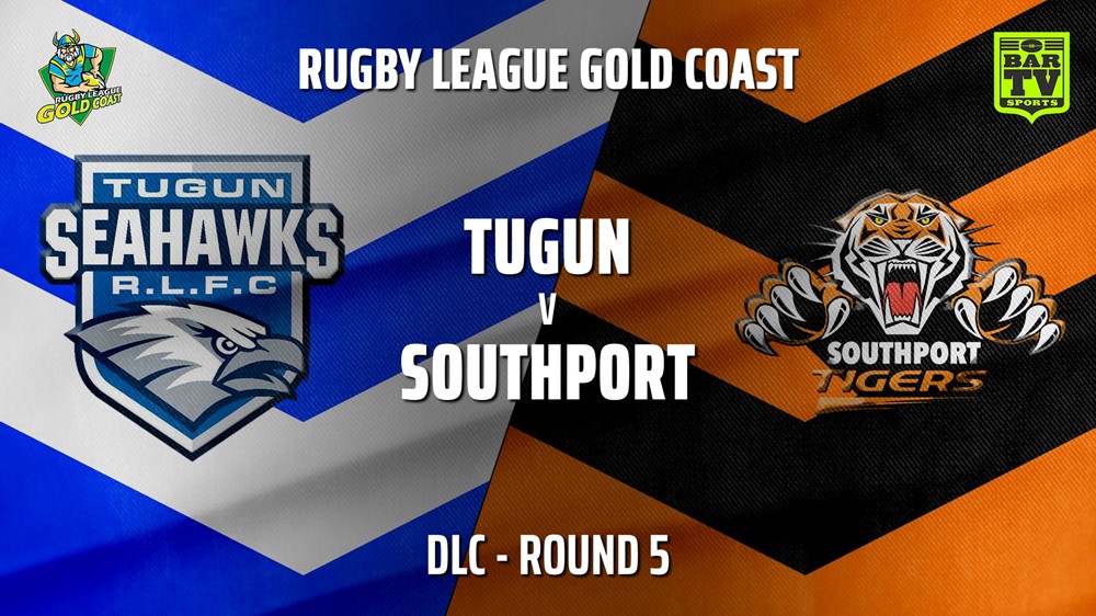210606-RLGC Round 5 - DLC - Tugun Seahawks v Southport Tigers Slate Image