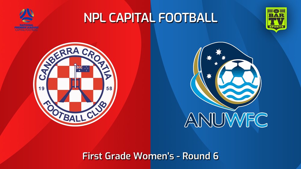 Capital Womens Round 6 - Canberra Croatia FC W v ANU WFC
