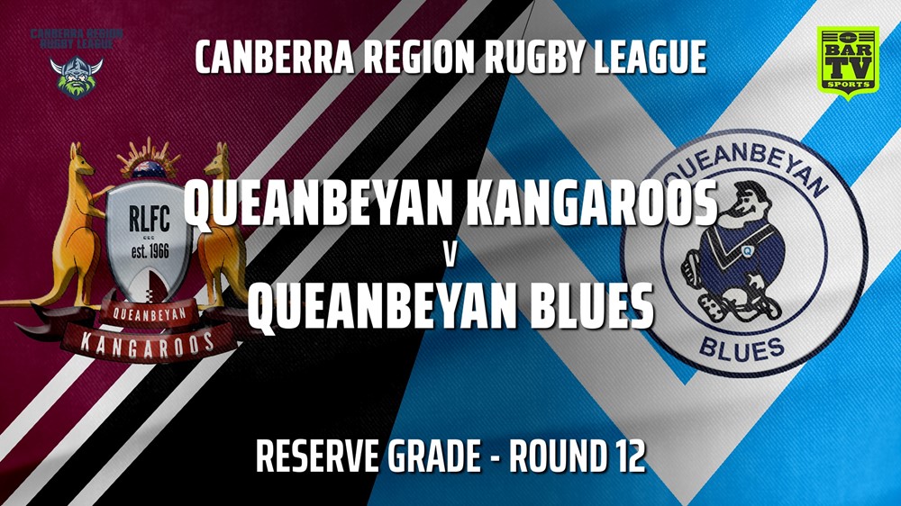 210717-Canberra Round 12 - Reserve Grade - Queanbeyan Kangaroos v Queanbeyan Blues Slate Image