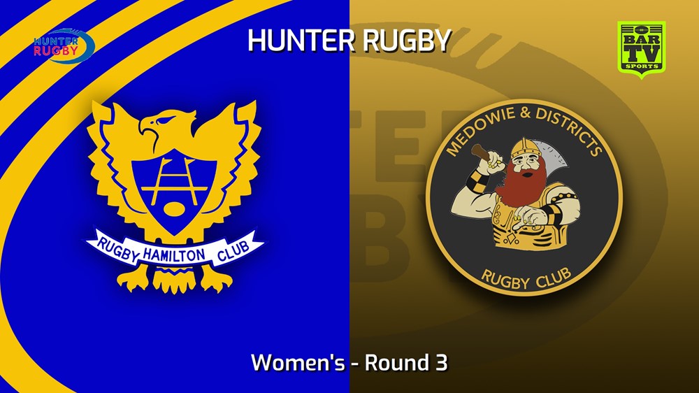 230429-Hunter Rugby Round 3 - Women's - Hamilton Hawks v Medowie Marauders Minigame Slate Image