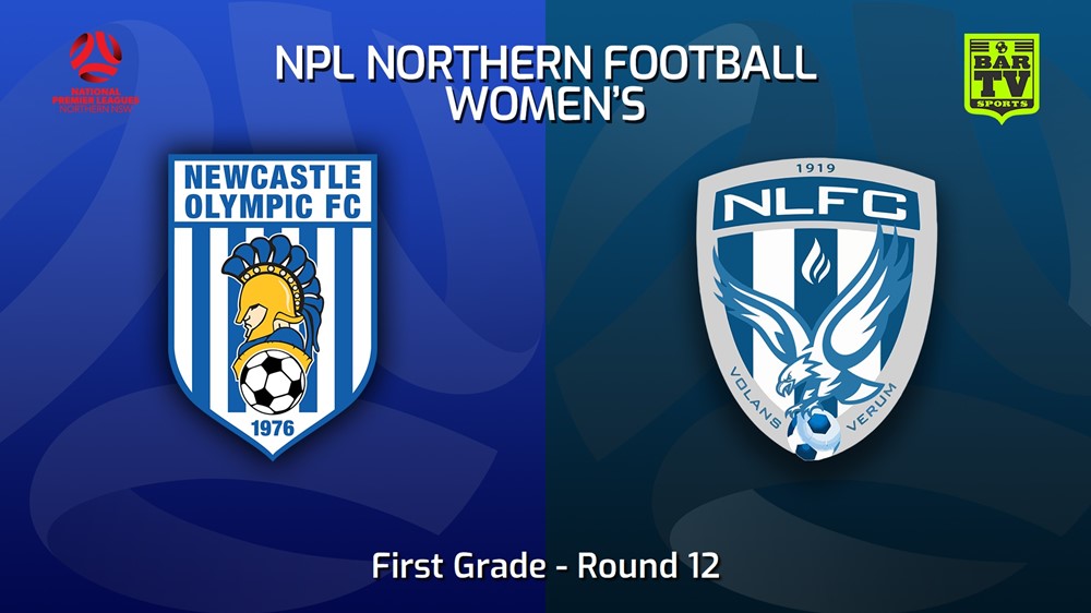 230527-NNSW NPLW Round 12 - Newcastle Olympic FC W v New Lambton FC W Minigame Slate Image