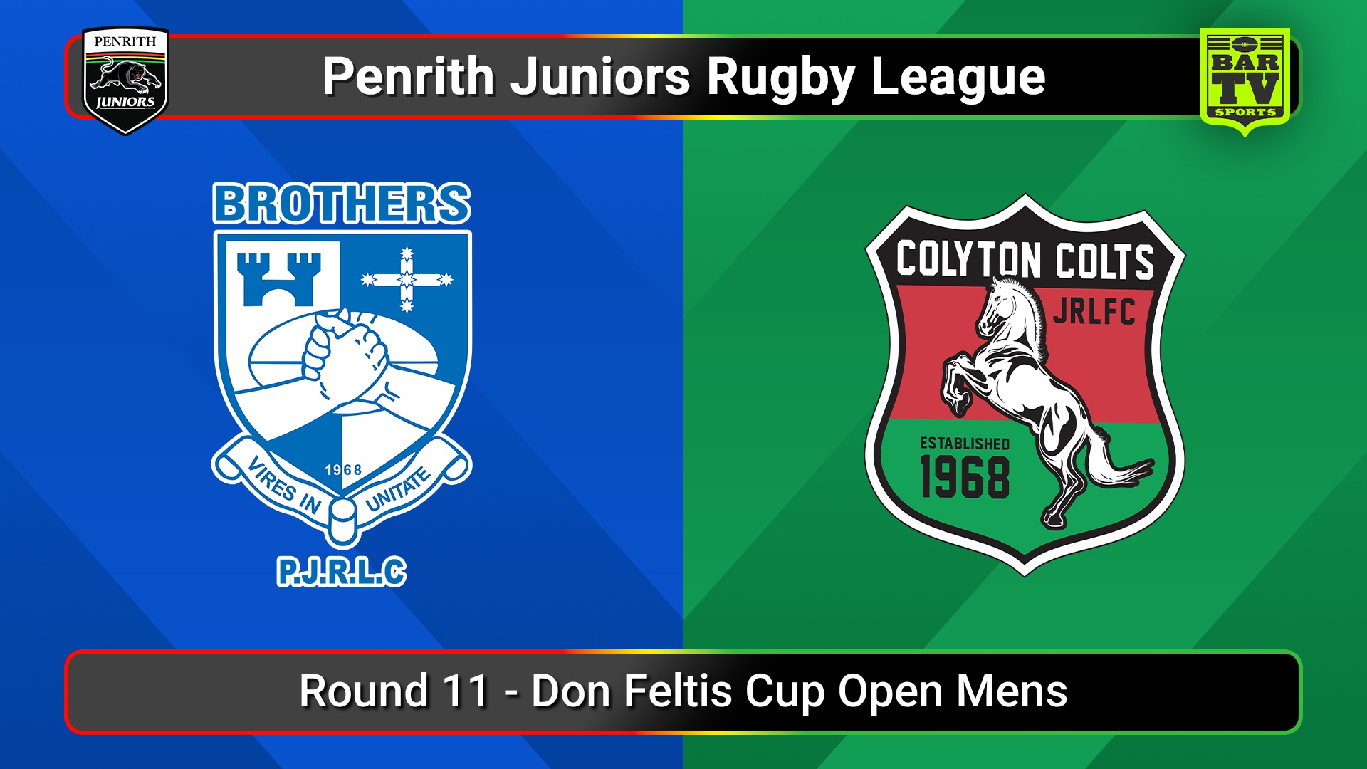 250705-video-Penrith & District Junior Rugby League Round 11 - Don Feltis Cup Open Mens - Brothers v Colyton Slate Image