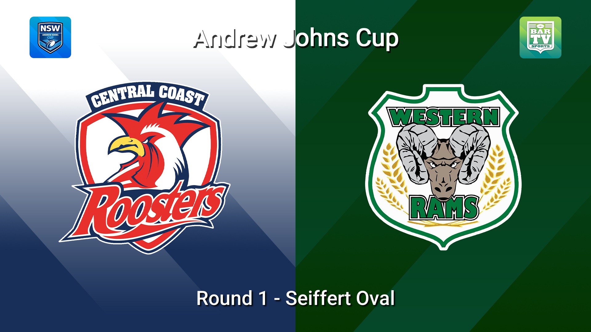 260131-video-Andrew Johns Cup Round 1 - Central Coast Roosters v Western Rams Slate Image