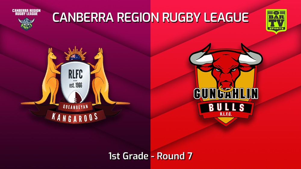 230527-Canberra Round 7 - 1st Grade - Queanbeyan Kangaroos v Gungahlin Bulls Slate Image