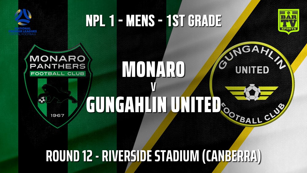 210703-Capital NPL Round 12 - Monaro Panthers FC v Gungahlin United FC Slate Image