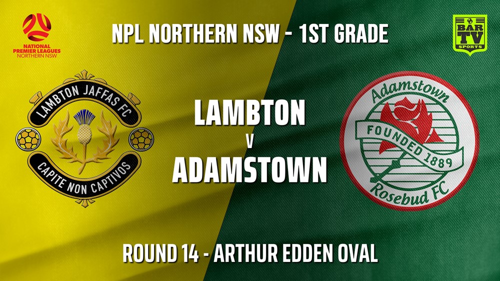 210710-NNSW NPL Round 14 - Lambton Jaffas FC v Adamstown Rosebud FC Slate Image