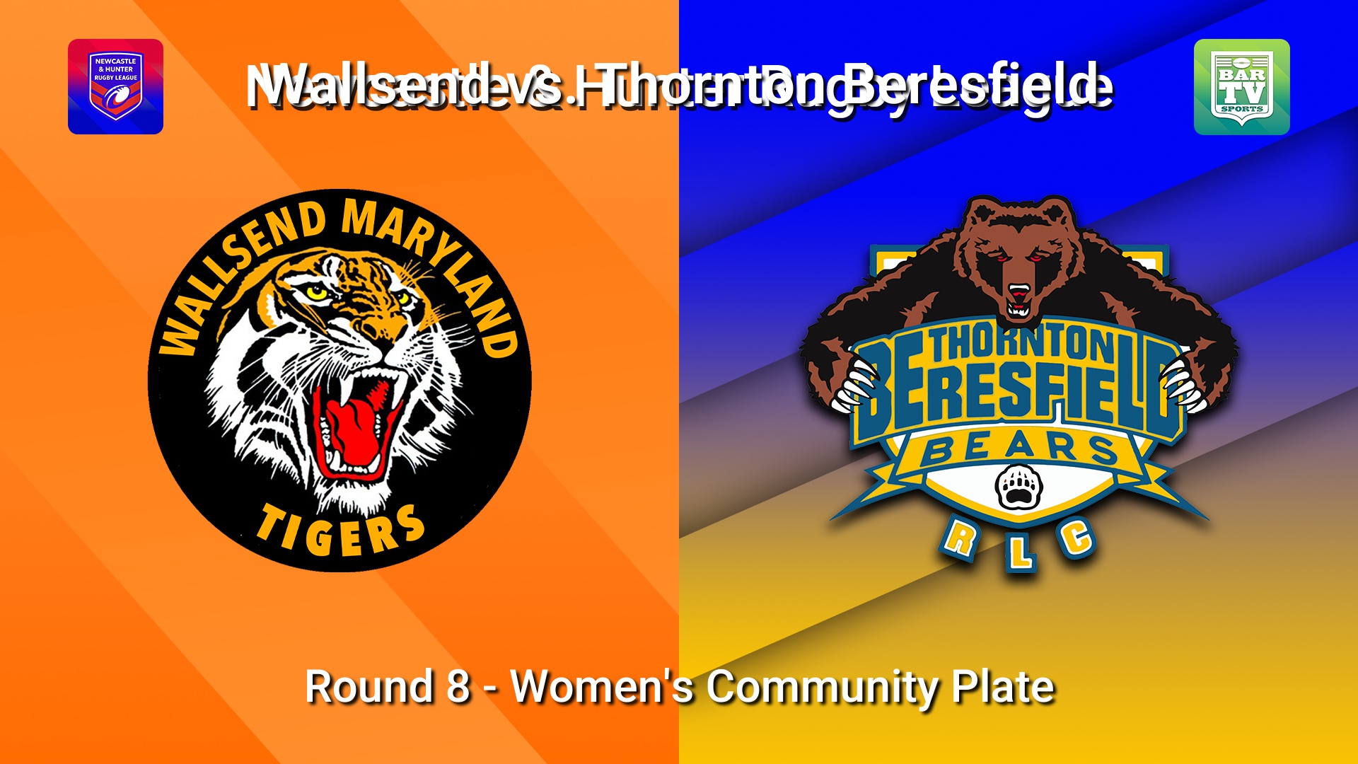 260620-video-NHRL Round 8 - Women's Community Plate - Wallsend Maryland Tigers v Thornton Beresfield Bears Slate Image