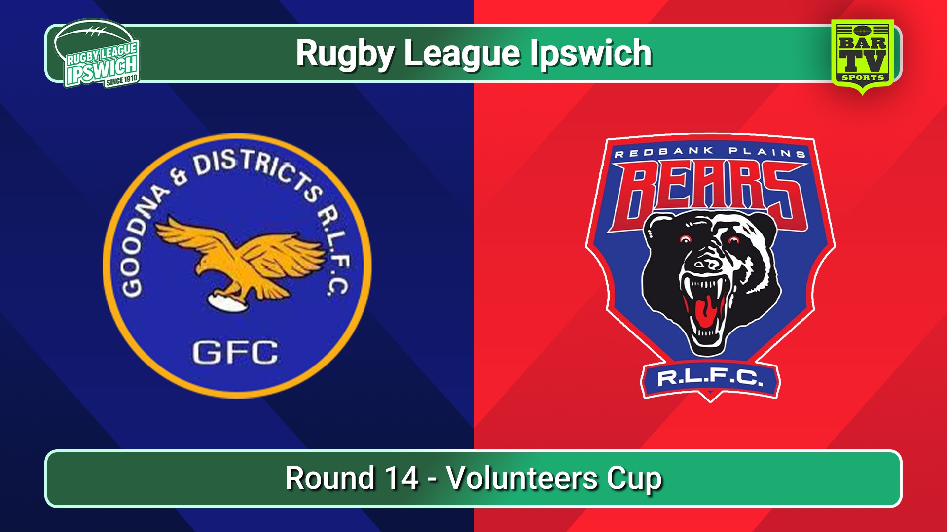 250816-video-Rugby League Ipswich Round 14 - Volunteers Cup - Goodna v Redbank Plains Bears Slate Image