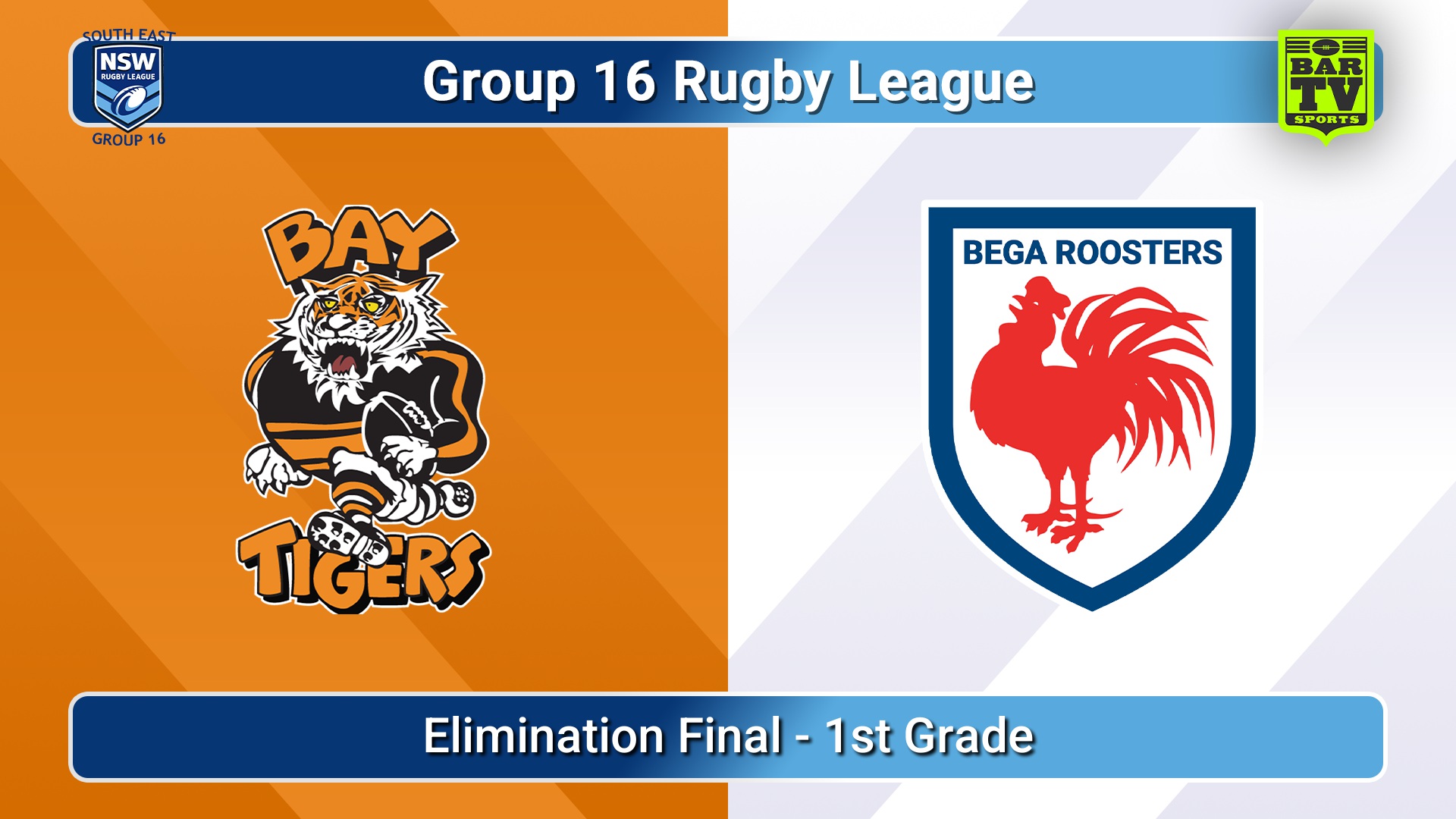 260822-video-Group 16 Rugby League  Elimination Final - 1st Grade - Bateman's Bay Tigers v Bega Roosters Slate Image