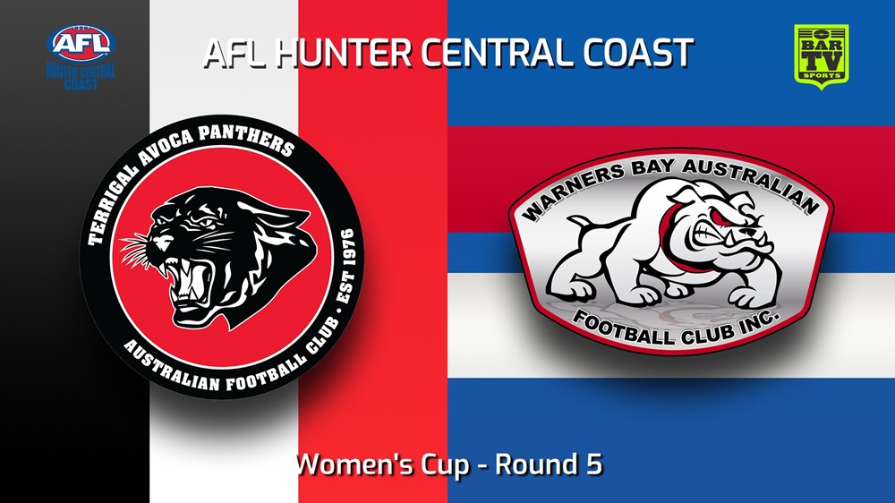 250517-video-AFL Hunter Central Coast Round 5 - Women's Cup - Terrigal Avoca Panthers v Warners Bay Bulldogs Slate Image