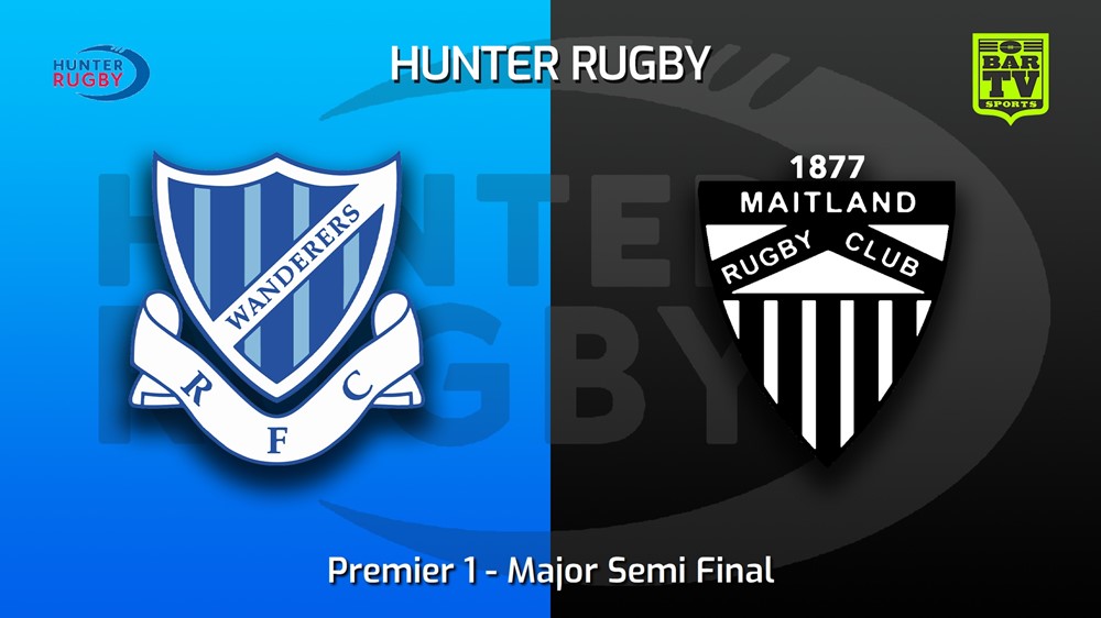 220911-Hunter Rugby Major Semi Final - Premier 1 - Wanderers v Maitland Slate Image