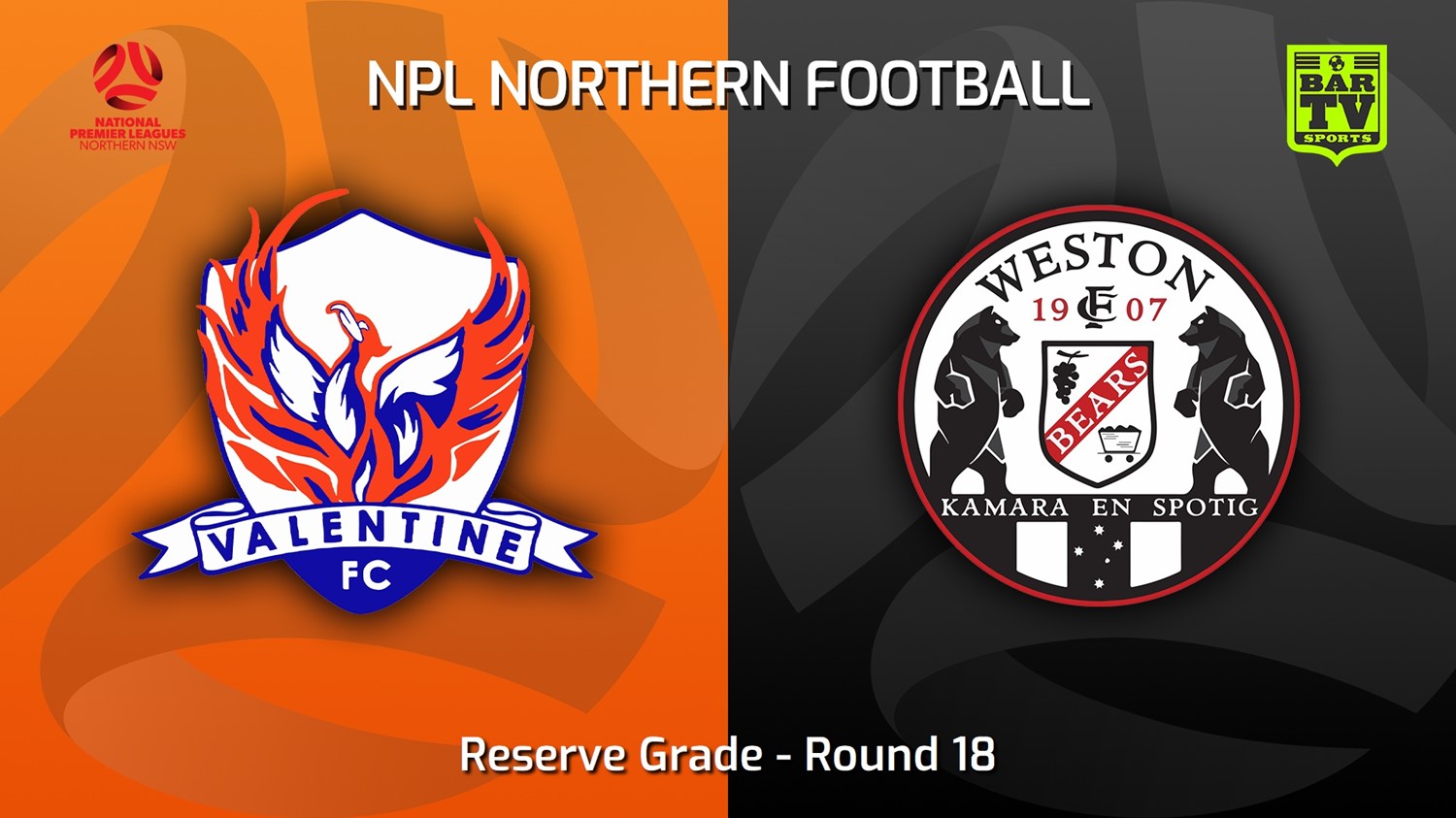 220814-NNSW NPLM Res Round 18 - Valentine Phoenix FC Res v Weston Workers FC Res Slate Image