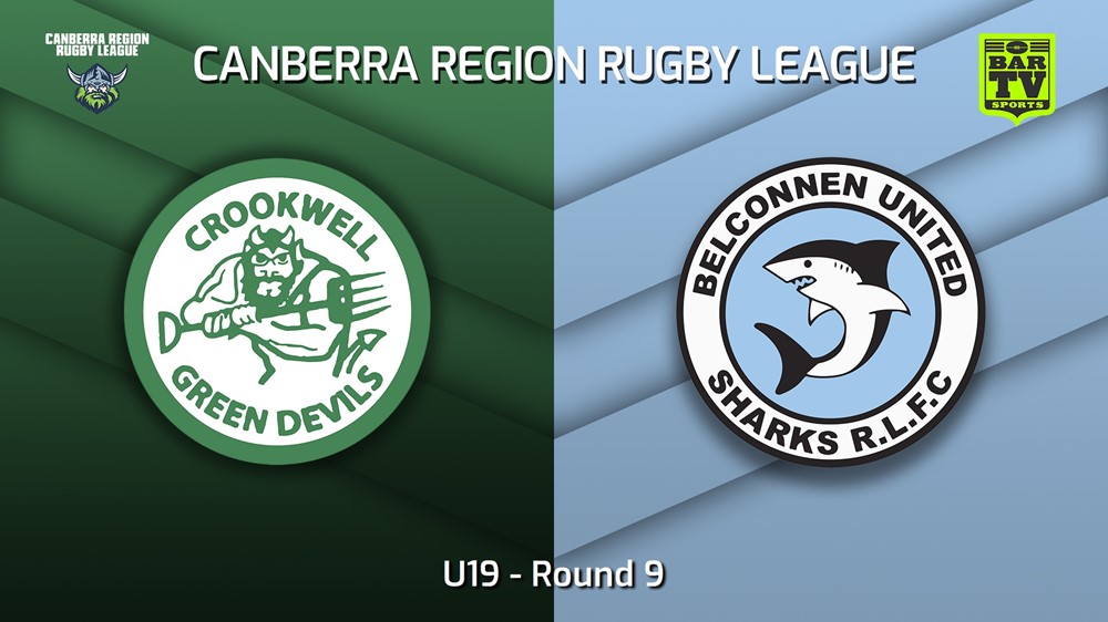 220702-Canberra Round 9 - U19 - Crookwell Green Devils v Belconnen United Sharks Slate Image