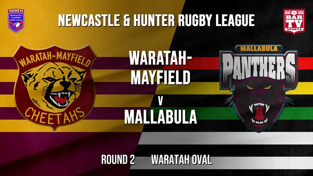 NHRL Round 2 - B Grade - Waratah-Mayfield v Mallabula Panthers Minigame Slate Image