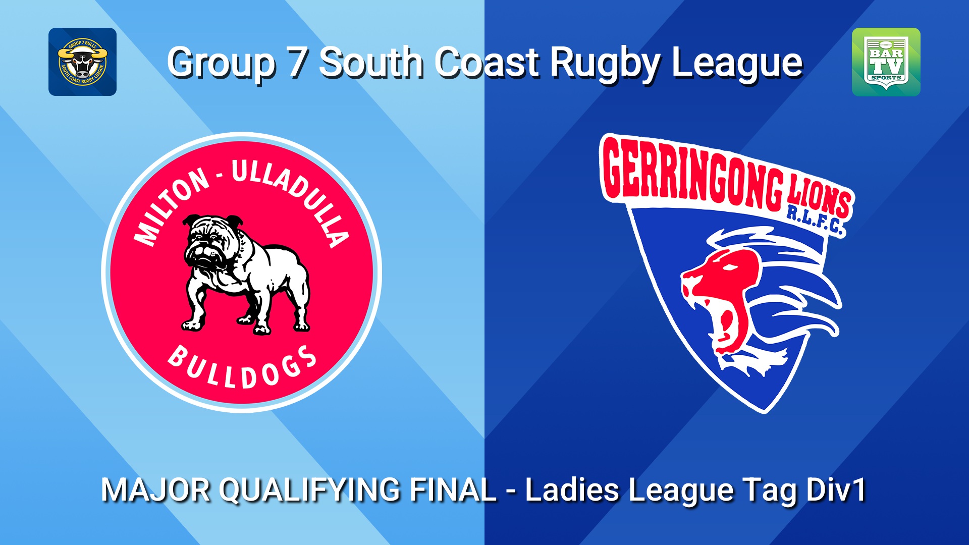 260905-video-South Coast MAJOR QUALIFYING FINAL  - Ladies League Tag Div1 - Milton-Ulladulla Bulldogs v Gerringong Slate Image