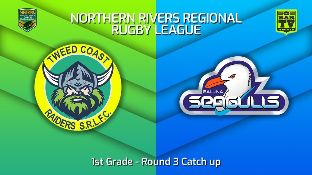 220705-Northern Rivers Round 3 Catch up - 1st Grade - Tweed Coast Raiders v Ballina Seagulls Slate Image