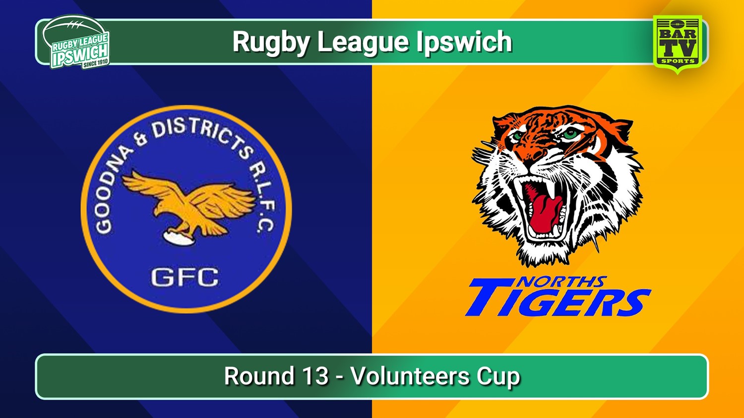 250809-video-Rugby League Ipswich Round 13 - Volunteers Cup - Goodna v Norths Tigers Slate Image