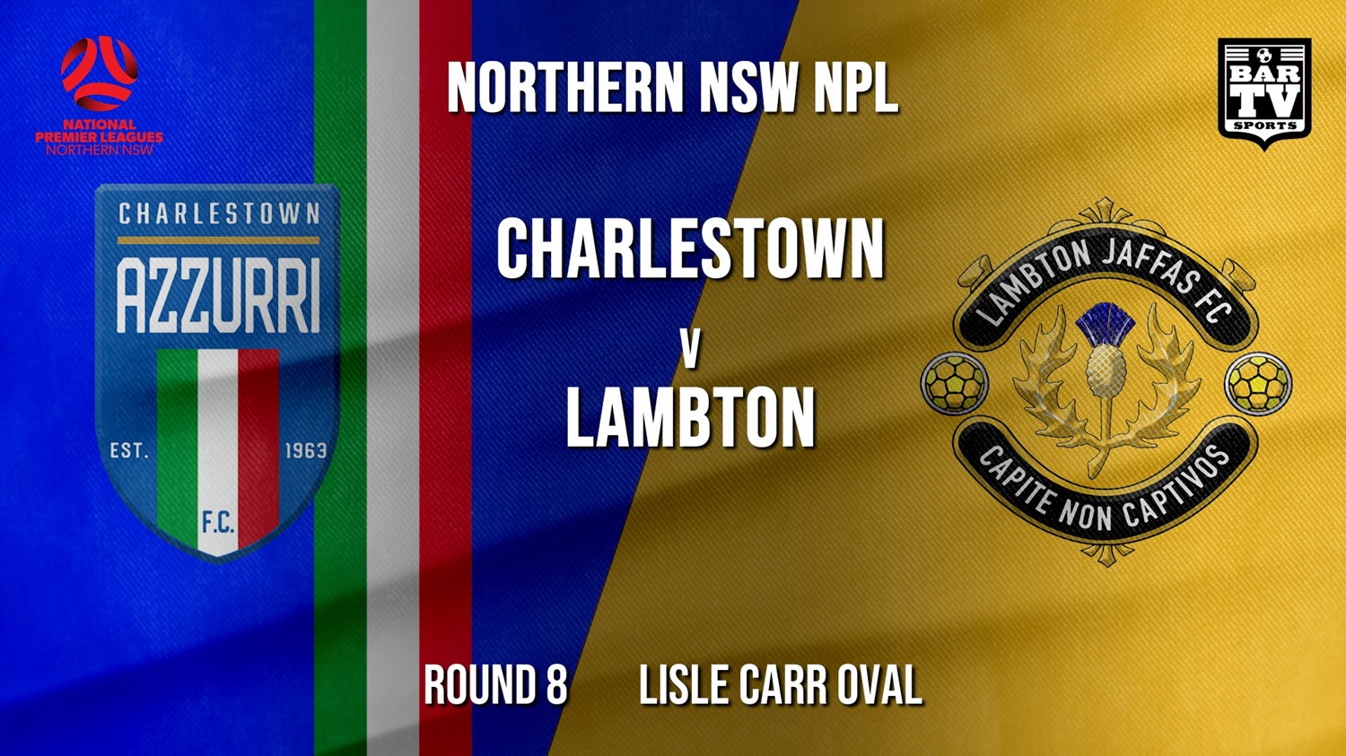 NPL - NNSW Round 8 - Charlestown Azzurri v Lambton Jaffas FC Minigame Slate Image