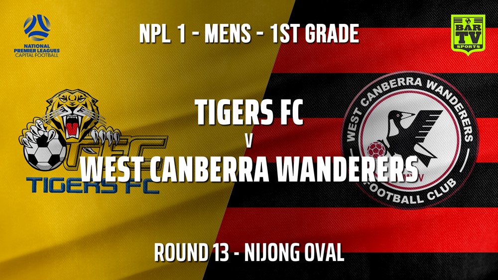 210711-Capital NPL Round 13 - Tigers FC v West Canberra Wanderers Slate Image