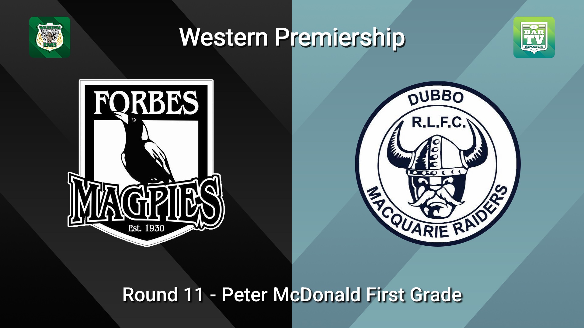 260705-video-Western Premiership Round 11 - Peter McDonald First Grade - Forbes Magpies v Dubbo Macquarie Raiders Slate Image