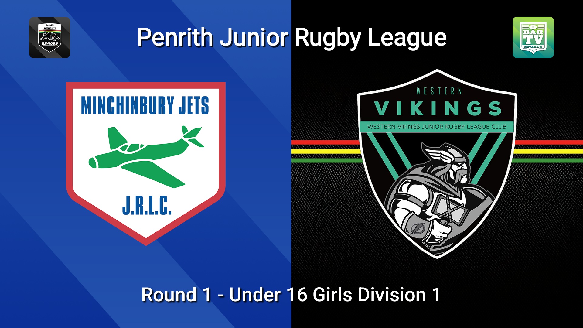 260418-video-Penrith & District Junior Rugby League Round 1 - Under 16 Girls Division 1 - Minchinbury v Western Vikings Slate Image