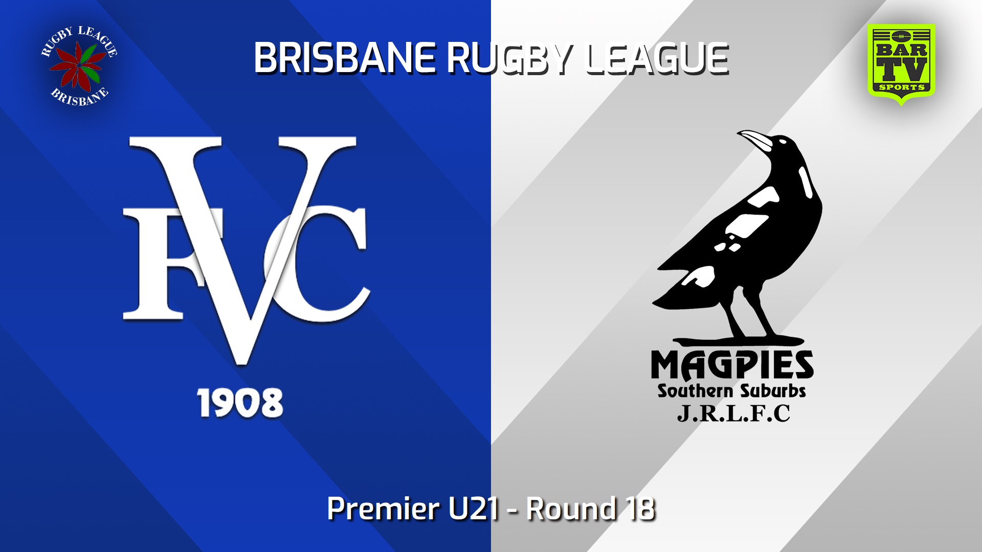 240817-video-BRL Round 18 - Premier U21 - Valleys Diehards v Southern Suburbs Magpies Slate Image