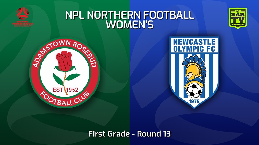 230603-NNSW NPLW Round 13 - Adamstown Rosebud JFC W v Newcastle Olympic FC W Minigame Slate Image