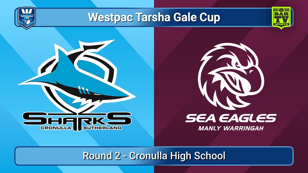 250208-video-Westpac Tarsha Gale Cup Round 2 - Cronulla-Sutherland Sharks v Manly Warringah Sea Eagles Slate Image
