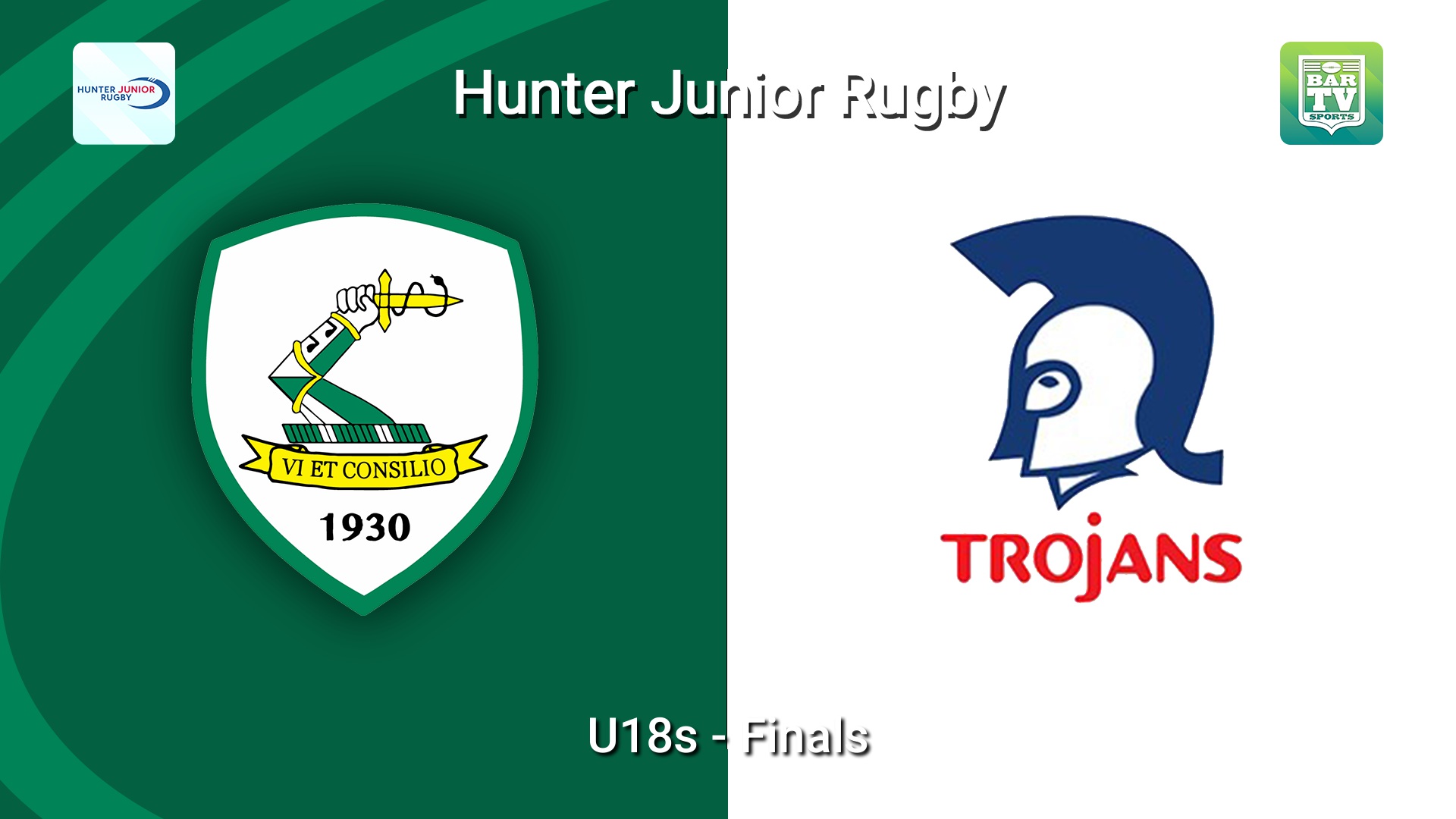 260829-video-Hunter Junior Rugby Union Finals - U18s - Merewether Carlton v Terrigal Slate Image