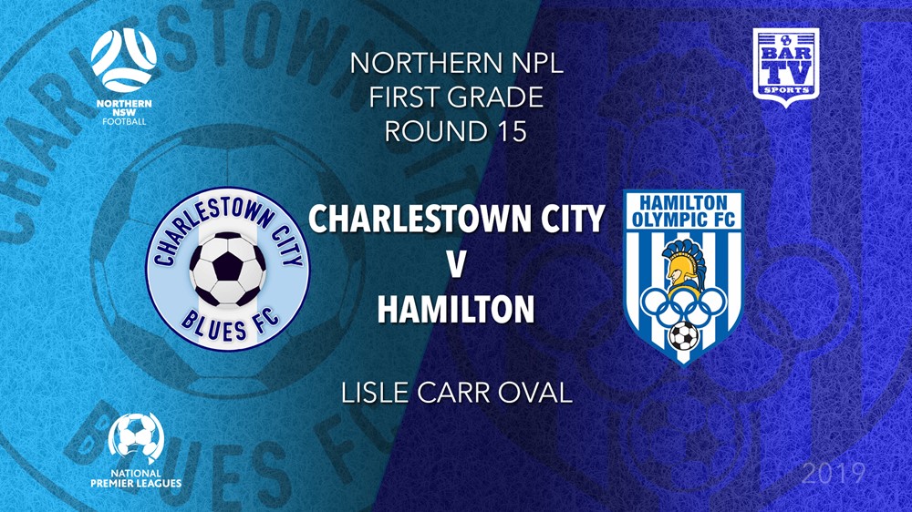 NPL - NNSW Round 15 - Charlestown City Blues FC v Hamilton Olympic FC Slate Image