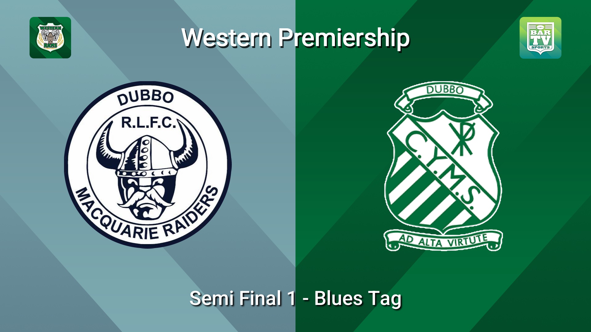 260823-video-Western Premiership Semi Final 1  - Blues Tag - Dubbo Macquarie Raiders v Dubbo CYMS Slate Image