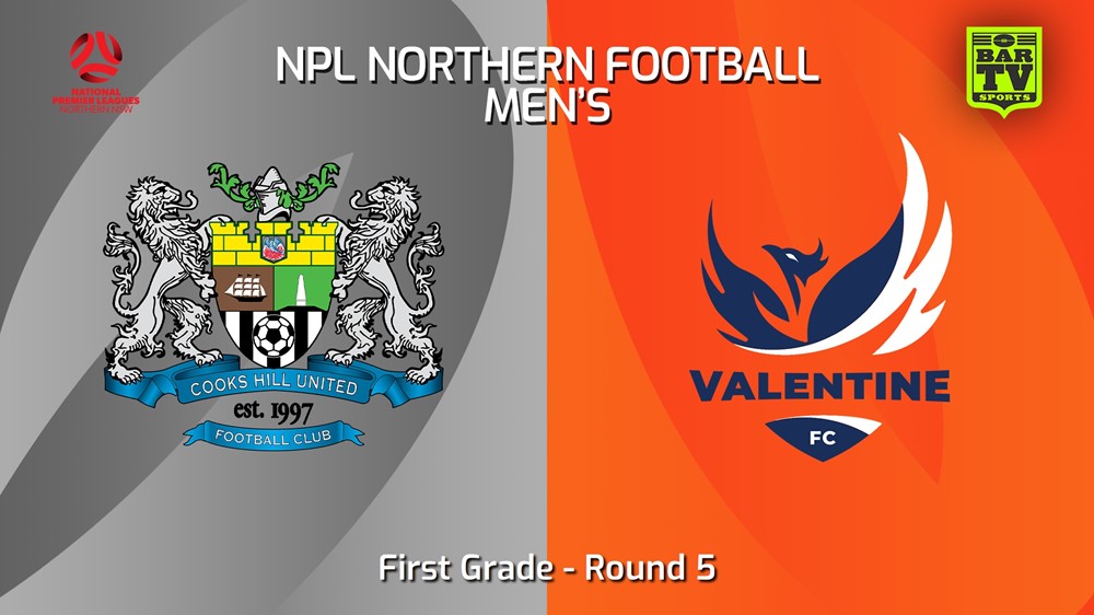 240323-NNSW NPLM Round 5 - Cooks Hill United FC v Valentine Phoenix FC Slate Image