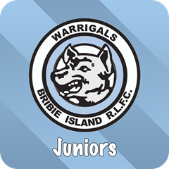 Bribie Island Warrigals JRL Logo