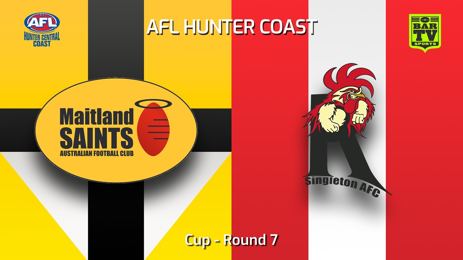 230520-AFL Hunter Central Coast Round 7 - Cup - Maitland Saints v Singleton Roosters Minigame Slate Image