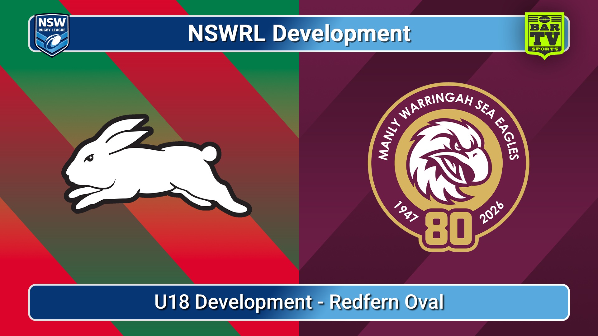 260314-video-NSWRL Development Trial Match - U18 Development - South Sydney Rabbitohs v Manly Warringah Sea Eagles Slate Image
