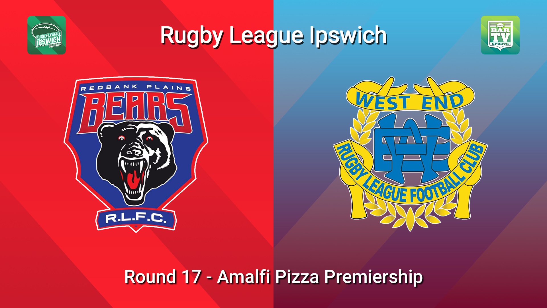 260808-video-Rugby League Ipswich Round 17 - Amalfi Pizza Premiership - Redbank Plains Bears v West End Slate Image