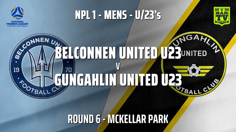 210515-NPL1 U23 Capital Round 6 - Belconnen United U23 v Gungahlin United U23 Minigame Slate Image